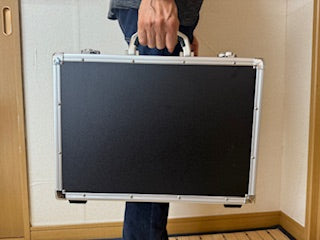 42cmアルミオリジナルアタッシュ 黒(ABETシート)A-4ファイル対応