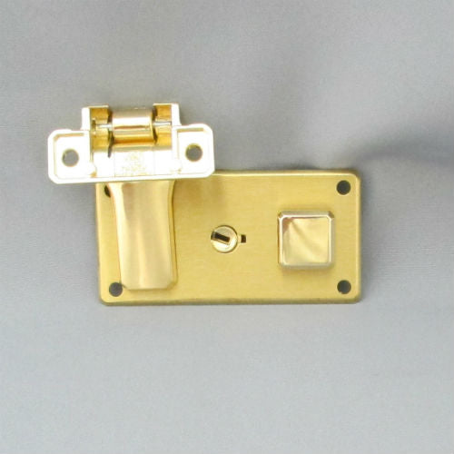 No.7200横引き錠(左右セット)真鍮サテーナ【EKT】