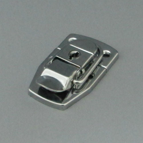 No.1637パチン錠鍵付 クローム(鉄製)【EKT】