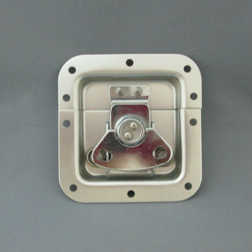 No.1700-1305 アルミ製皿付ロータリー錠 鍵無 クローム【EKT