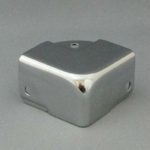 No.4264 八方角金 24㎜カット クローム(鉄製) 2個セット【EKT】