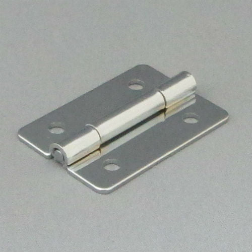 No.4440 一枚丁番(鉄製)クローム 2個セット【EKT】