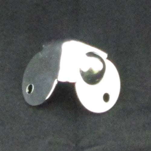 No.4358 八方角金 1つ山 クローム(鉄製) 4個セット【EKT】