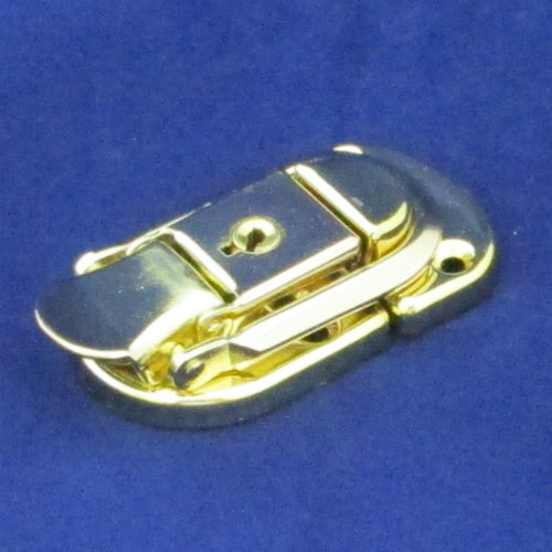 No.1641パチン錠 鍵付 真鍮鍍金(鉄製) 【EKT】