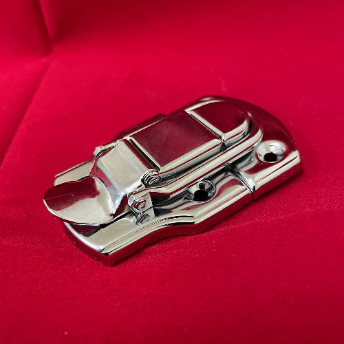 1656平 パチン錠 鍵なし クローム(鉄製) 【EKT】