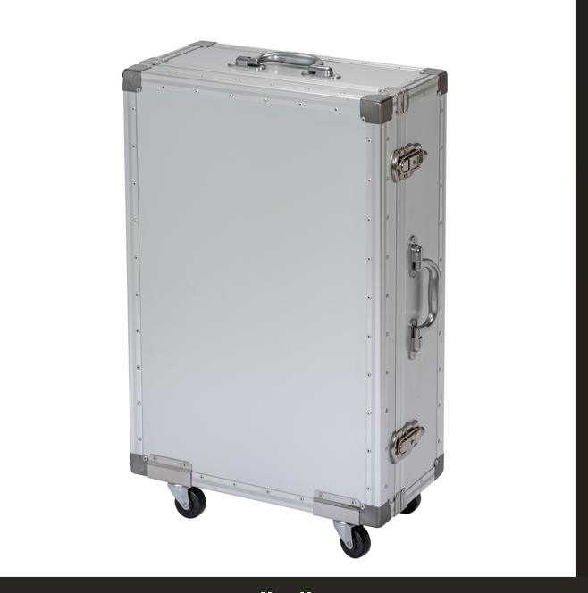 GC-72アルミケースキャスター付  72cm　【EKT】 環境対策基準　RoHs指令・REACH規則対応商品　導電性、帯電防止ウレタン使用